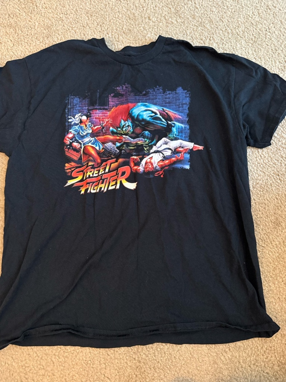 XL Street Fighter II shirt
